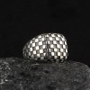 Hand Engraved  925 Sterling Silver Men's Ring