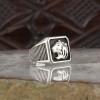 925 Sterling Silver Men's Ring with Pars Symbol