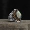 925 Sterling Silver Men's Ring with Labradorite Stone