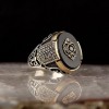 925 Sterling Silver Ring with Onyx Stone