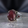 Chain Series 925 Sterling Zircon Stone Men's Silver Ring