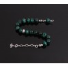 Silver Chain 925 Sterling Silver Bracelet with Tiger Eye Stone