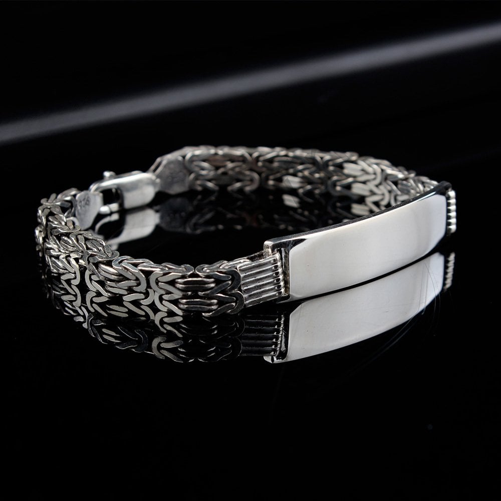 925 Sterling Silver King Chain Bracelet