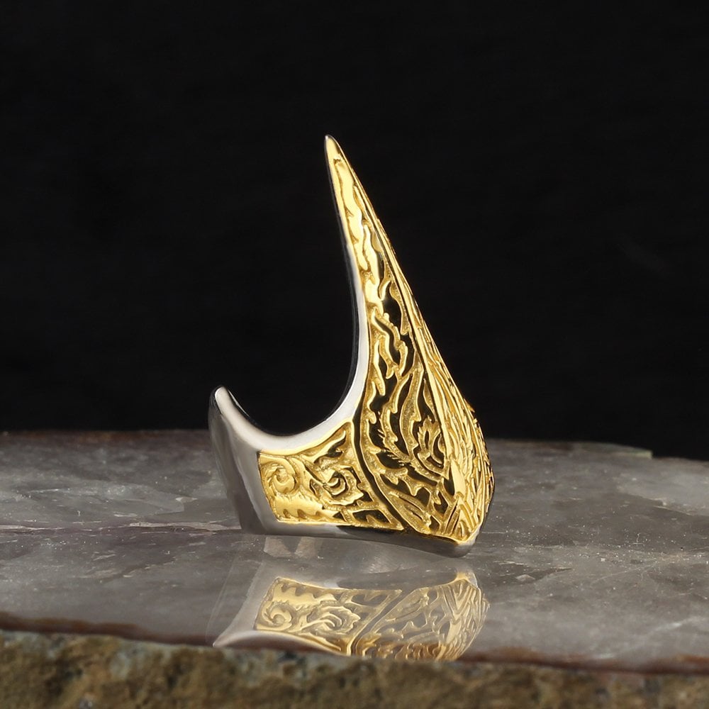 Rhodium Plated Zihgir Model 925 Sterling Silver Men's Ring