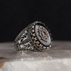925 Sterling Silver Ring with Onyx Stone