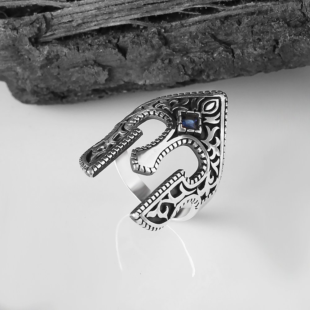 Helmet Design 925 Sterling Silver Men's Ring