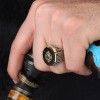 925 Sterling Silver Ring with Onyx Stone