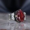 Chain Series 925 Sterling Zircon Stone Men's Silver Ring