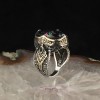 Mystic Topaz Stone Hand Engraved  925 Sterling Silver Men's Ring