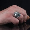 Double Headed Eagle 925 Sterling Silver Men's Ring