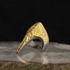 Rhodium Plated Zihgir Model 925 Sterling Silver Men's Ring