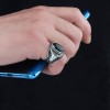 925 Sterling Silver Men's Ring with Tiger Eye Stone